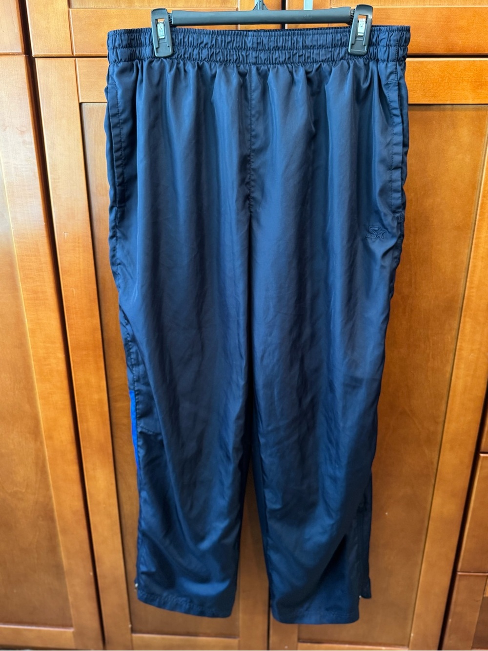 STARTER Navy Blue Athletic Track Pants